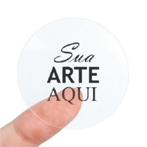 Adesivo com Meio Corte Transparente Solvente M² Adesivo vinil transparente Personalizado 4x0   