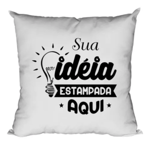 Almofada personalizada Microfibra 40x40    
