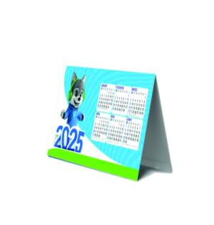 Calendário de Mesa Triplex 250g/m² 19x10 4x0 Verniz UV Frente 1/0  