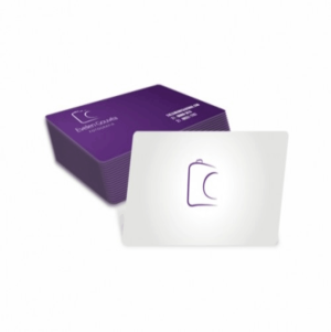 Card Corte Especial - 8,5x4,5cm Triplex 250g/m² 8.5x4.5 4x4 Verniz UV Frente 1/0  