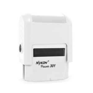 CARIMBO AUTOMÁTICO NYKON POWER 301 BRANCO PLACA TEXTO RETANGULAR  10X27    Valores sob consulta para quantidades específicas