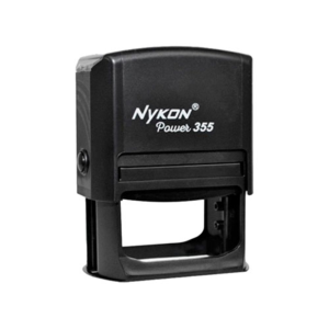CARIMBO AUTOMÁTICO NYKON POWER 355 PRETO PLACA TEXTO RETANGULAR Plástico 40x60    Valores sob consulta para quantidades específicas