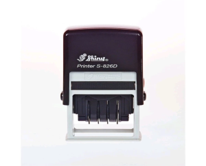 Carimbo Automático Shiny S-826-D com Datador  24x41    Valores sob consulta para quantidades específicas