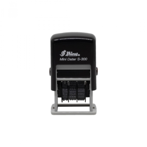 CARIMBO DATADOR AUTOMÁTICO SHINY LINHA MINI PRETO  S-300    Valores sob consulta para quantidades específicas