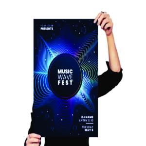 Cartaz A3 28x42cm Couchê 70g/m² 28x42 4x0   