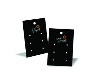 Cartela Biju 6x4cm 4/4 Triplex 250g/m² 6x4.0 4x4 Verniz UV Frente 1/0  