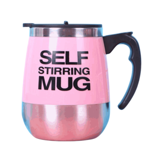 Copo Mug com misturador Aço inoxidável 400ml Rosa  DTF UV OU LASER Valores sob consulta para quantidades específicas