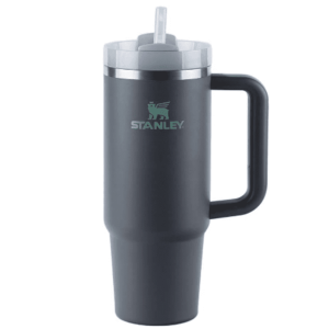 Copo Térmico Caneca C/ Alça E Canudo Personalizado Aço inoxidável 1200ml Preto  DTF UV OU LASER Valores sob consulta para quantidades específicas