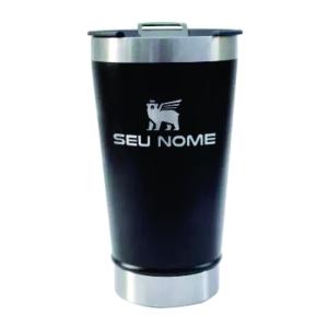 Copo Termico Inox 502ml Preto  DTF UV OU LASER 