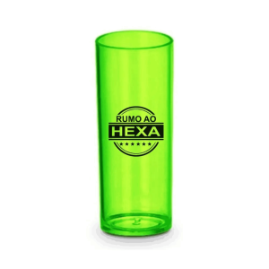 Long drink personalizado Copo Long Drink Acrílico 350ml VERDE   