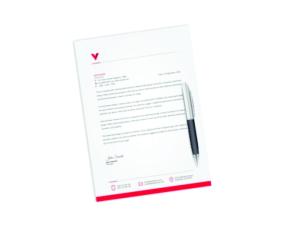 Papel Timbrado 21x30cm Offset 90g/m² 21x30 4x0   