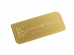 Placa de Porta 25x10 - Acrílico Modelo 02 Acrílico 2mm 10x25 4x0   