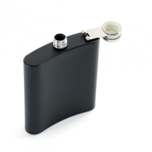 PORTA WHISKY 210 ml PERSONALIZADO Aço Inoxidável 12,4 x 9,3   Fosco 