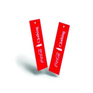 Tag 9x2,5cm Triplex 250g/m² 9x2.5 4x4 Verniz UV Frente 1/0  