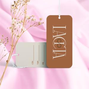 Tag cantos arredondados Triplex 250g/m² 8.5x4.5 4x4 Verniz UV Frente 1/0  