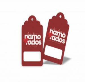 Tag Decorado Amor Triplex 250g/m² 9.2x5.2  Verniz UV Frente 1/0  