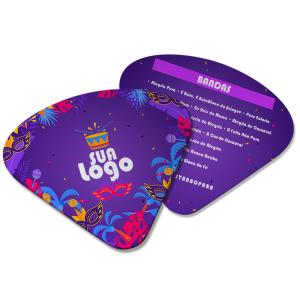 Ventarola / Abanador Triplex 250g/m² 24.5x21.5 4/4 Verniz UV Frente e Verso 1/1  